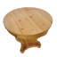 Table de salle à manger moderne du milieu du siècle avec pieds incurvés et tiroirs, style bois naturel, coin repas