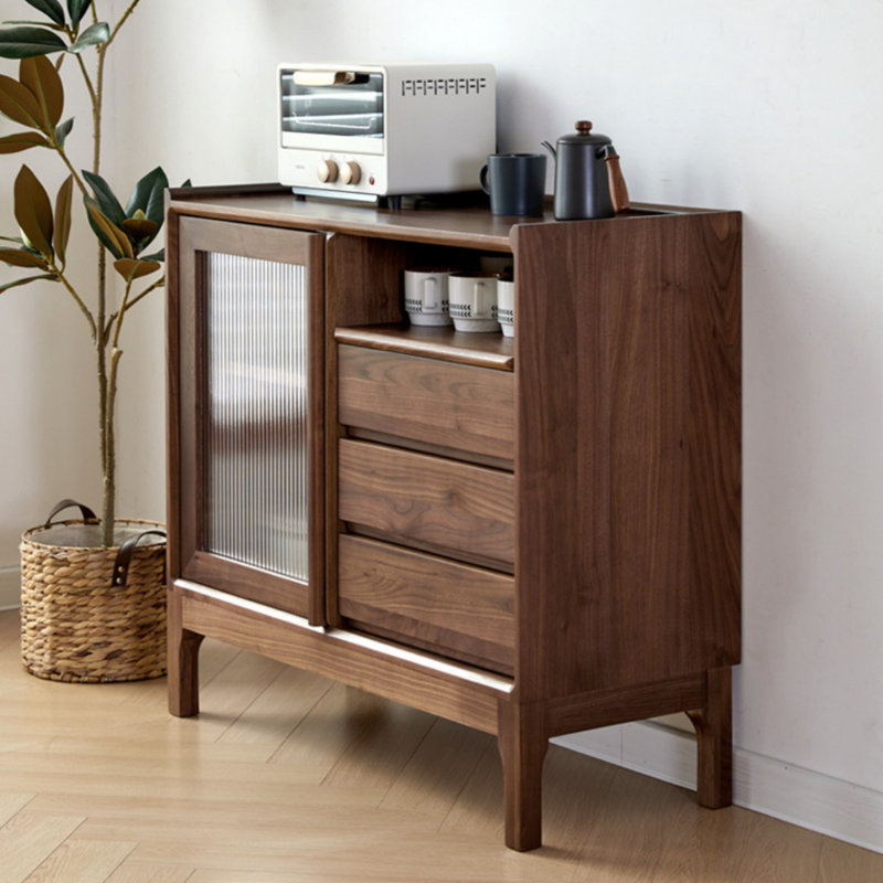 Retro And Simple Sideboard, 35.43" H x 31.5" W x 15.75" D