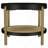 Benson Black Round End Table
