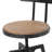 Industrial-Style Height-Adjustable Bar Stool