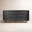 Larsen 6 Drawer Dresser-Drifted Matte Black Veneer
