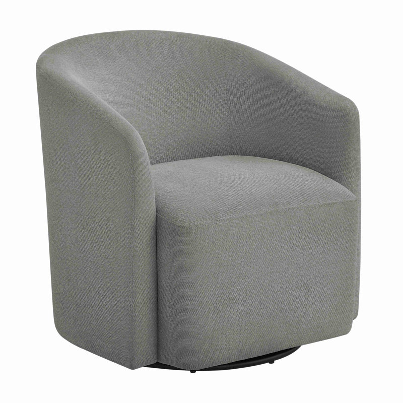 Fauteuil demi-tonneau pivotant 360, Gris