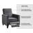 Tashira Home Theater Recliner, Upholstered armchair, Small Recliners for Small Spaces, Push Back Recliner-1909173135
