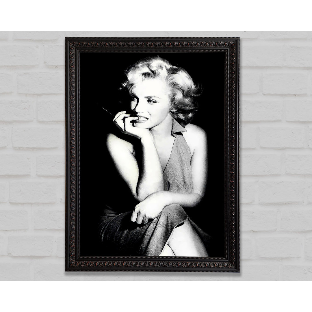 Marilyn Monroe Stare - Einzelner Bilderrahmen Kunstdrucke