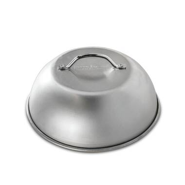 Cook N Home 9.5 in./24 cm Stainless Steel Grill Cooking Steaming Dome Lid  Cover 02557 - The Home Depot