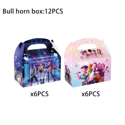 Ensemble de 12 boîtes-cadeaux KPOP Demon Hunters