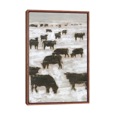 «Winter Grazing I» par Ethan Harper - reproduction d'art