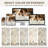 Washable Area Rugs Modern Abstract Rugs for Lining Room Bedroom with Non Slip Backing-Gold/Beige-592765063-599590226