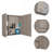 Sines Mirror Medicine Cabinet, With Four Internal Shelves, Double Door, Minimalist Bathroom Storage-1849711840
