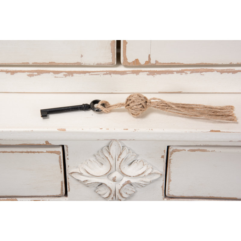 Wilkesville Solid Wood China Cabinet, White