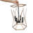 4 - Light Dimmable Lantern Geometric Chandelier-2093808739