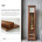 77.17"Simple and retro brown floor clock base pendulum clock