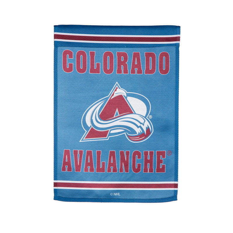 Double-Sided Blue and Red Polyester Garden Flag