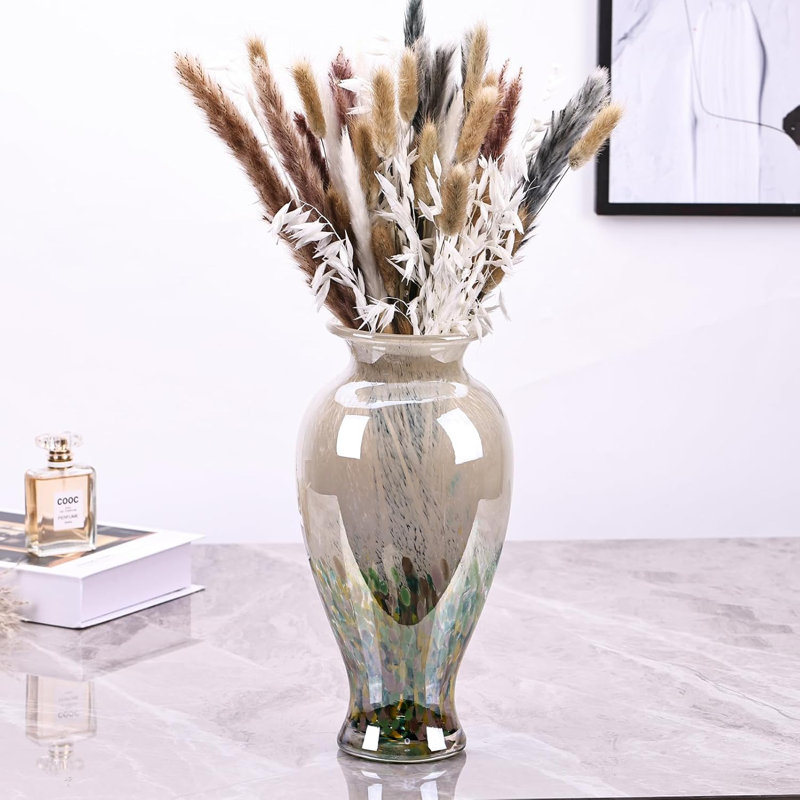 Green Glass Vase