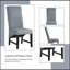 Ensemble de 2 chaises d'appoint en velours côtelé gris Kini