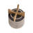 S/2 5/8" MESH PLANTER W/ STAND, TAN