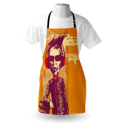 No Pattern Bib Apron
