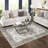 6x9 Washable Area RugsStain Resistant Rugs Non-Slip Backing Home Decor Rug Traditional Persian Design Vintage Medallion Pattern Rugs Gray-728947360