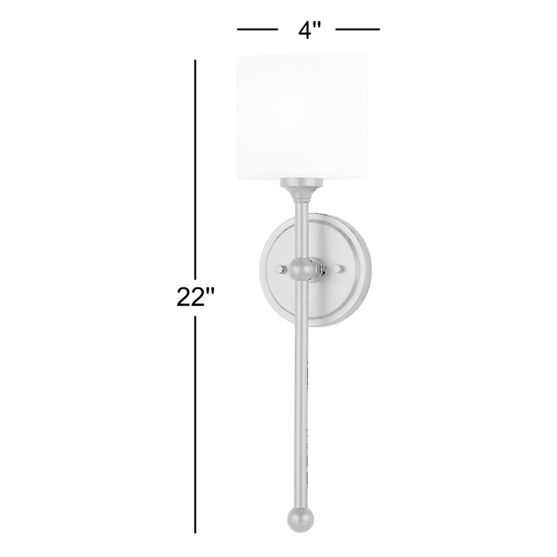 Artemiza 1 - Scone armé de lumière, Chrome poli