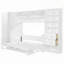 Lit escamotable double avec placard, tiroirs et tablettes-598038436-598038437