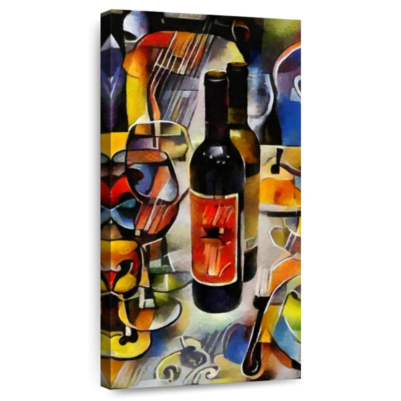 Nature morte de bouteille de vin