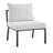 Modway Riverside 3 Piece Outdoor Patio Aluminum Sectional Sofa Set-1428265231