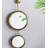Iron Frame Vertical Round Mirror