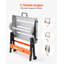 Table de soudage pliable 76 x 51 cm, établi de soudage, capacité de 181 kg, table de travail réglable en hauteur sur 5 niveaux avec 3 angles d'inclinaison et 3 emplacements pour outils, plateforme en acier robuste pour le soudage et la réparation d'assemblages.