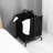 110l 2 Laundry Basket With Lid And Sorting Cards, Black Cloth For Clothes & Hamper Lid, Cards , Storage