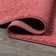 Asalia Solid Low-Pile Red Rug