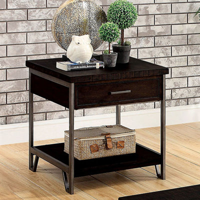 Table de bout avec rangement Cambree