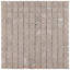 Carreau de mosaïque pour mur et plancher en porcelaine de 0,9 po x 0,9 po Strawberry Fields