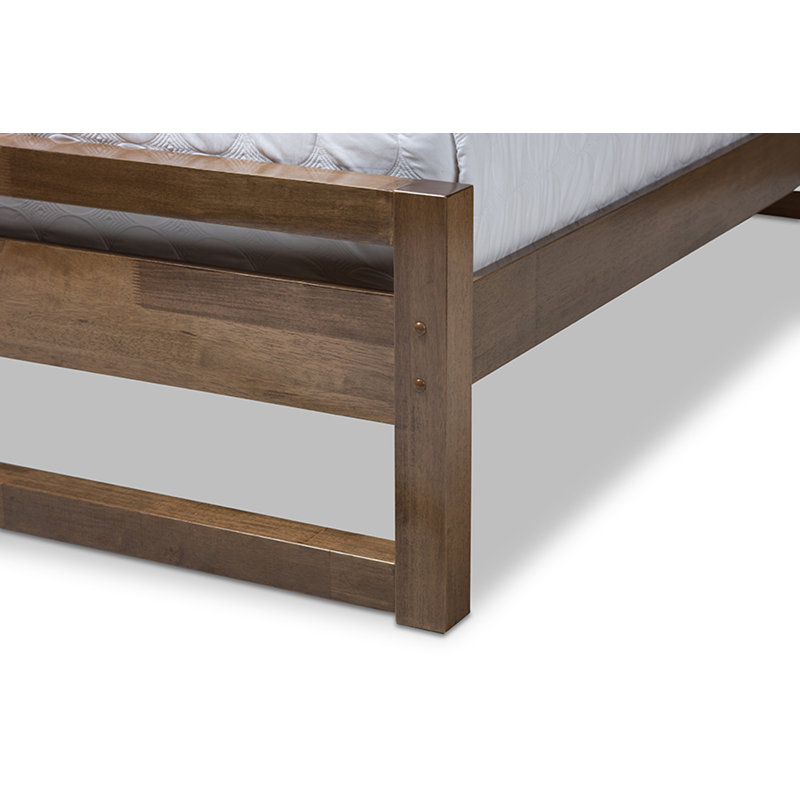 Solid Wood Platform Bed, King