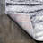 Bontrager Abstract Marble Contemporary Light Gray/Black Rug-328814882