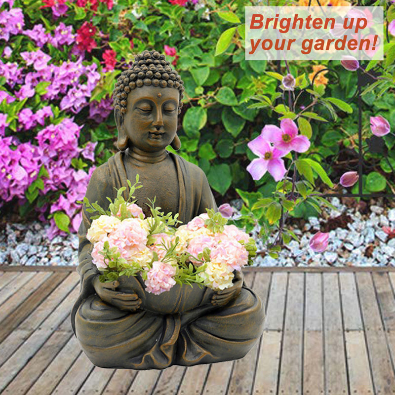 Sculpture statue of Buddha meditating