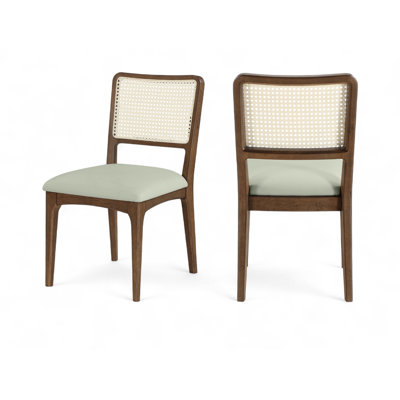  Chaise rembourrée en cuir Vegan