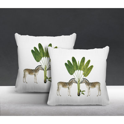 Indoor / Outdoor Square Pillow Cover & Insert