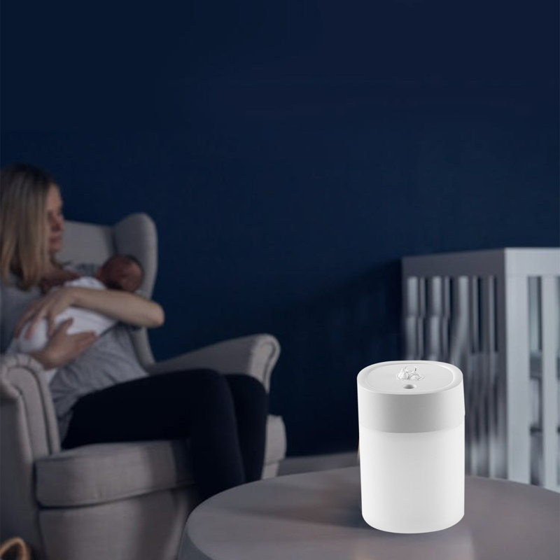 Petit humidificateur pour chambre à coucher Humidificateur à brume fraîche silencieuse pour la chambre de bébé et les plantes d'intérieur Mini buse d'humidificateur pour le bureau de voiture et le bureau