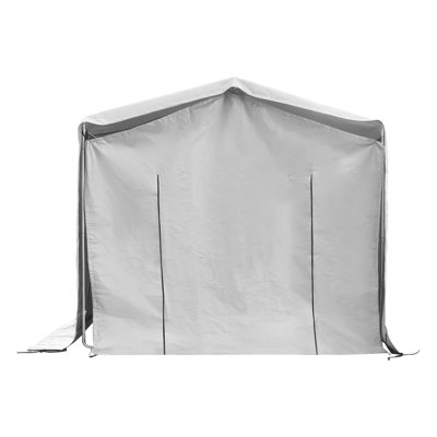 Motorcycle Outdoor Storage Shed,  Carport With Roll-Up Door, Carport For Motorcycle, Bike