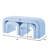 Set Of 3 U-Shaped Modern Bench Teddy  Ottoman Bench For Entryway (Only Including Ottoman)-1474953077