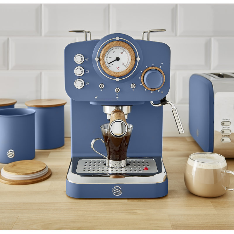 Nordic Coffee & Espresso Combo Machine, Blue