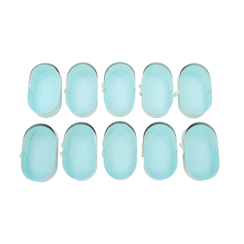 10 paniers décoratifs, Bleu