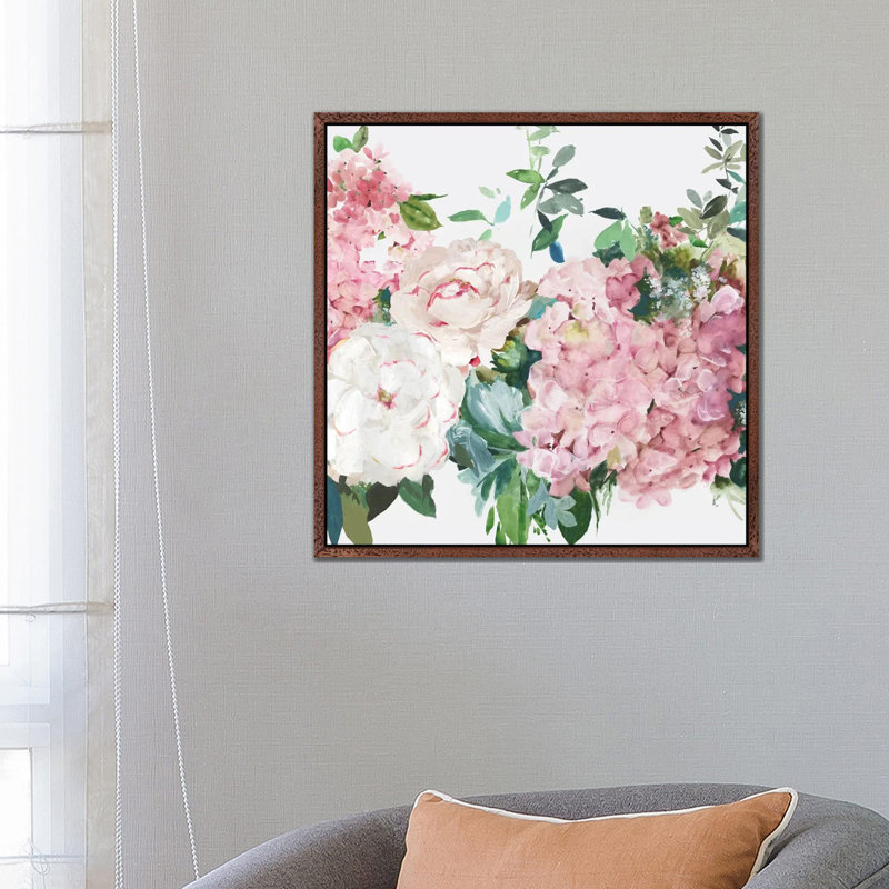 Spring Story I by Asia Jensen - Gallery-Wrapped Canvas Giclée on Canvas, 66.04 cm H x 66.04 cm W, Classic Brown Wood Framed