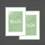 Ensemble de 2 cadres photo Sage Green