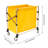 34.25X19.7X36.22” Foldable Laundry Cart-959244383-959244381