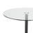 Brieonna Round Glass Top Metal Base Dining Table