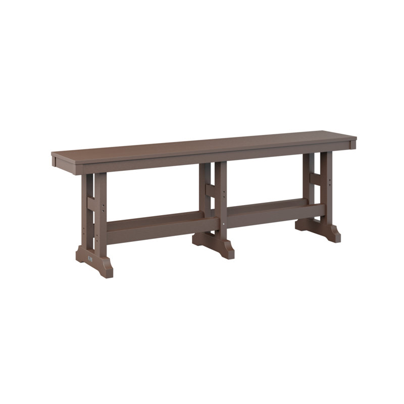 Banc de jardin 66 po Berlin Gardens, H 18 po x l 66 po x P 12,5 po, Brun chocolat