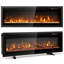 Metro Lane Black Electric Fireplace-399296090