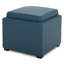 Brytnee Faux Leather Ottoman-838860550