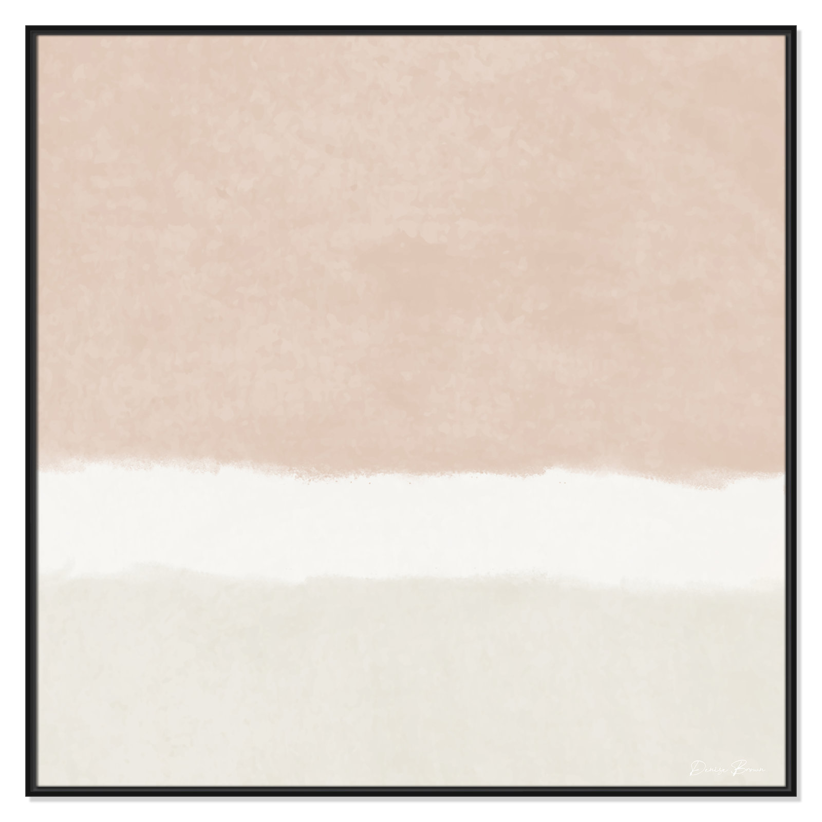 Willadeene "Slate 2" Print, 46.5" H x 46.5" W, Black Framed